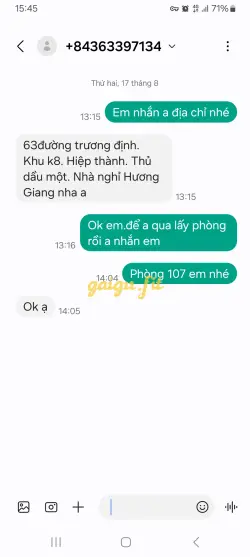 Ảnh đánh giá gái gọi