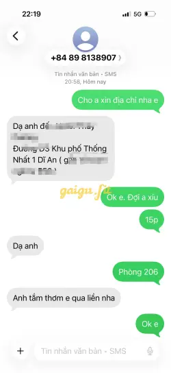 Ảnh đánh giá gái gọi