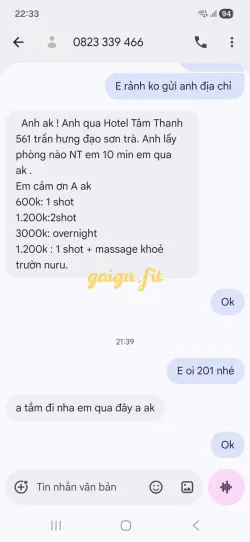 Ảnh đánh giá gái gọi