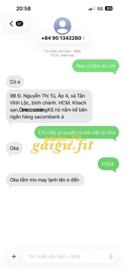 Ảnh đánh giá gái gọi