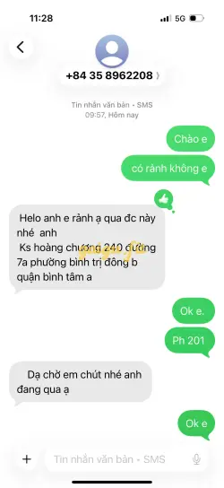 Ảnh đánh giá gái gọi