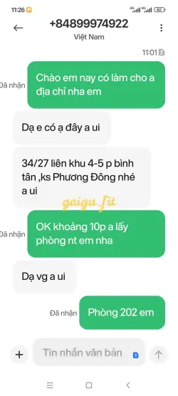 Ảnh đánh giá gái gọi