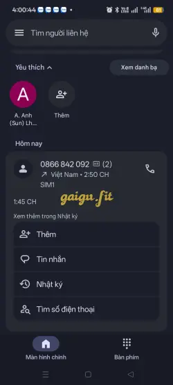 Ảnh đánh giá gái gọi