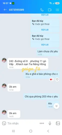 Ảnh đánh giá gái gọi