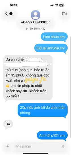 Ảnh đánh giá gái gọi