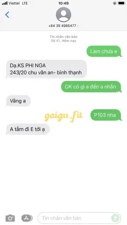 Ảnh đánh giá gái gọi