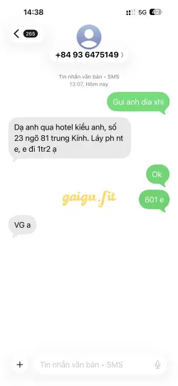 Ảnh đánh giá gái gọi