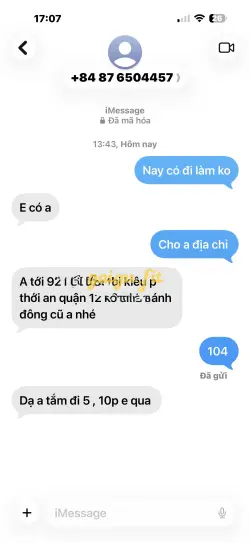 Ảnh đánh giá gái gọi
