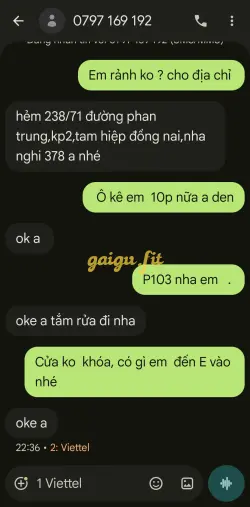 Ảnh đánh giá gái gọi