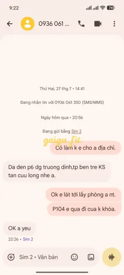 Ảnh đánh giá gái gọi