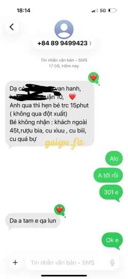 Ảnh đánh giá gái gọi
