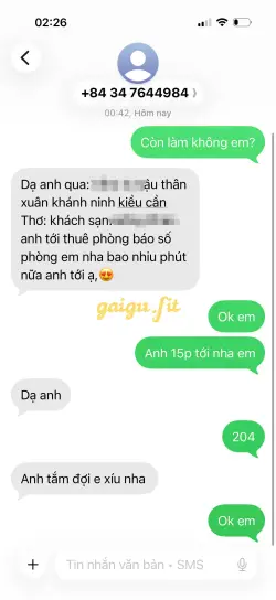 Ảnh đánh giá gái gọi