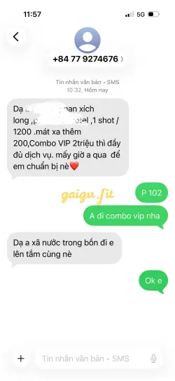 Ảnh đánh giá gái gọi