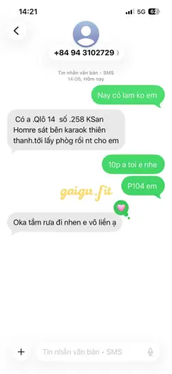 Ảnh đánh giá gái gọi