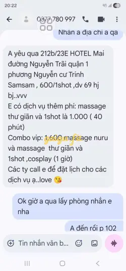 Ảnh đánh giá gái gọi