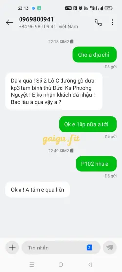 Ảnh đánh giá gái gọi