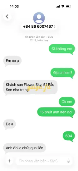 Ảnh đánh giá gái gọi
