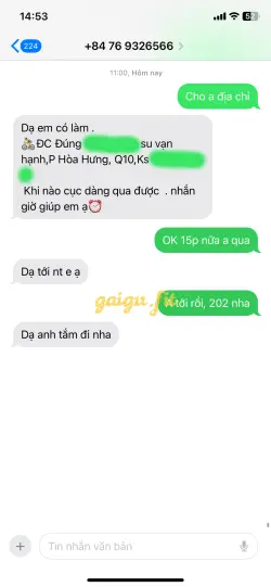 Ảnh đánh giá gái gọi