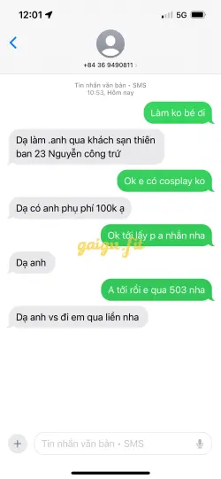 Ảnh đánh giá gái gọi