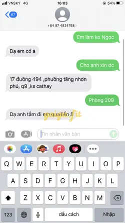 Ảnh đánh giá gái gọi