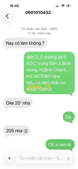 Ảnh đánh giá gái gọi