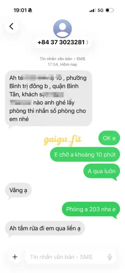 Ảnh đánh giá gái gọi