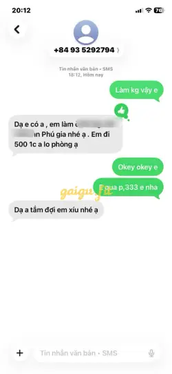 Ảnh đánh giá gái gọi