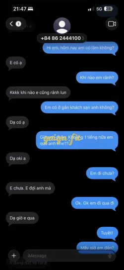 Ảnh đánh giá gái gọi