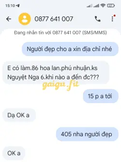 Ảnh đánh giá gái gọi