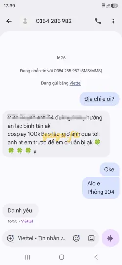 Ảnh đánh giá gái gọi
