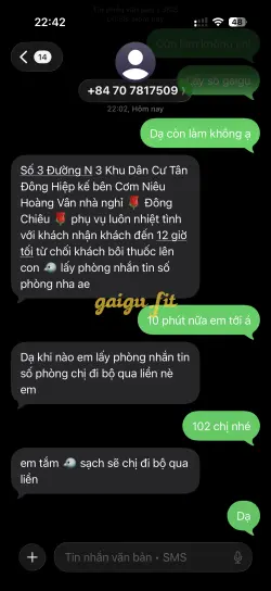 Ảnh đánh giá gái gọi