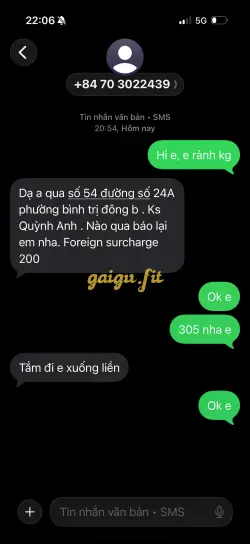 Ảnh đánh giá gái gọi