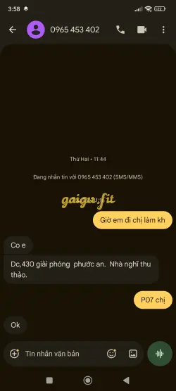 Ảnh đánh giá gái gọi