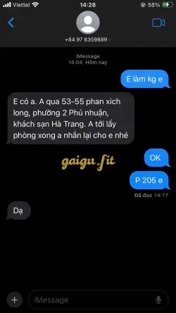 Ảnh đánh giá gái gọi