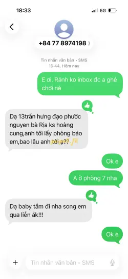 Ảnh đánh giá gái gọi