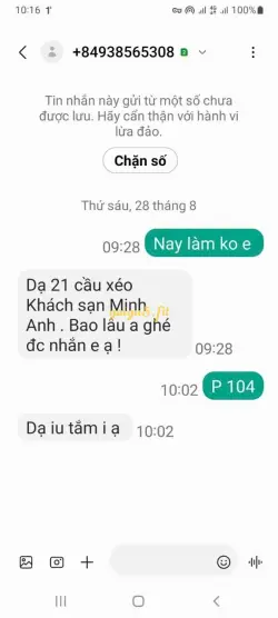 Ảnh đánh giá gái gọi