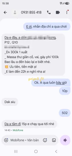 Ảnh đánh giá gái gọi