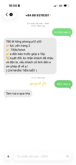 Ảnh đánh giá gái gọi