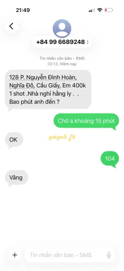 Ảnh đánh giá gái gọi