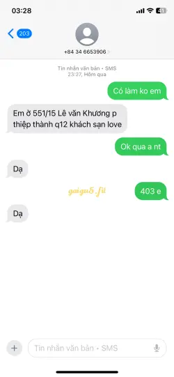 Ảnh đánh giá gái gọi