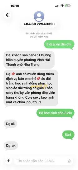 Ảnh đánh giá gái gọi