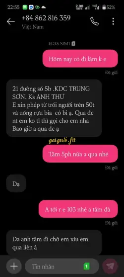 Ảnh đánh giá gái gọi