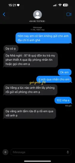 Ảnh đánh giá gái gọi
