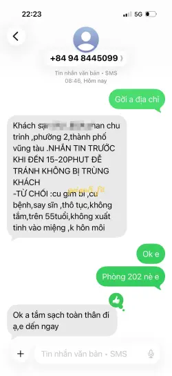 Ảnh đánh giá gái gọi