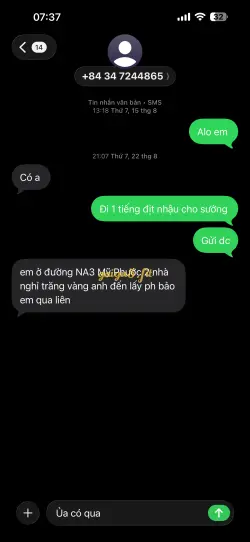 Ảnh đánh giá gái gọi