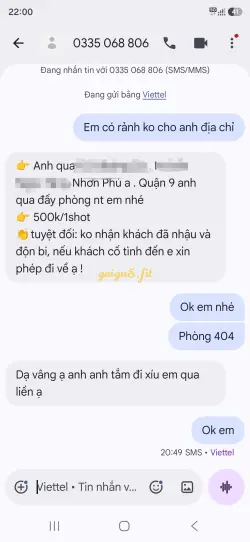 Ảnh đánh giá gái gọi