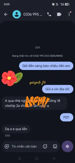 Ảnh đánh giá gái gọi