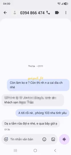 Ảnh đánh giá gái gọi