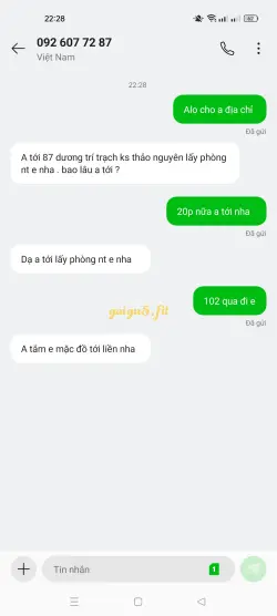 Ảnh đánh giá gái gọi