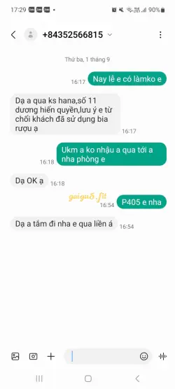 Ảnh đánh giá gái gọi